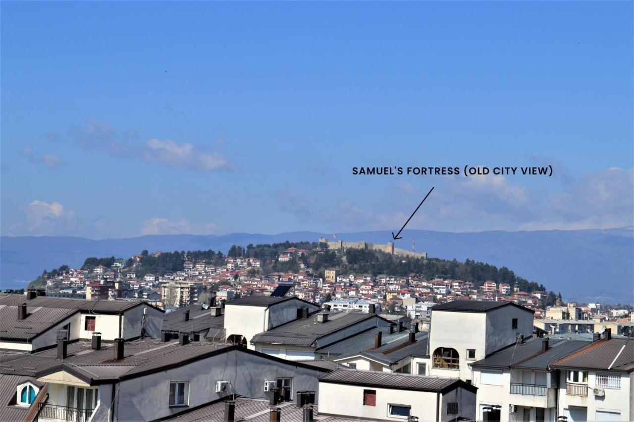 Charming & Spacious 2 Bedroom Apartment With A Gorgeous 8Th-Floor View Ohrid Buitenkant foto